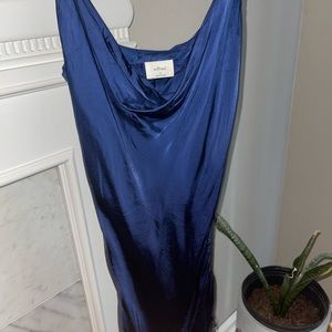 Wilfred Only Ruched Slip Mini Dress